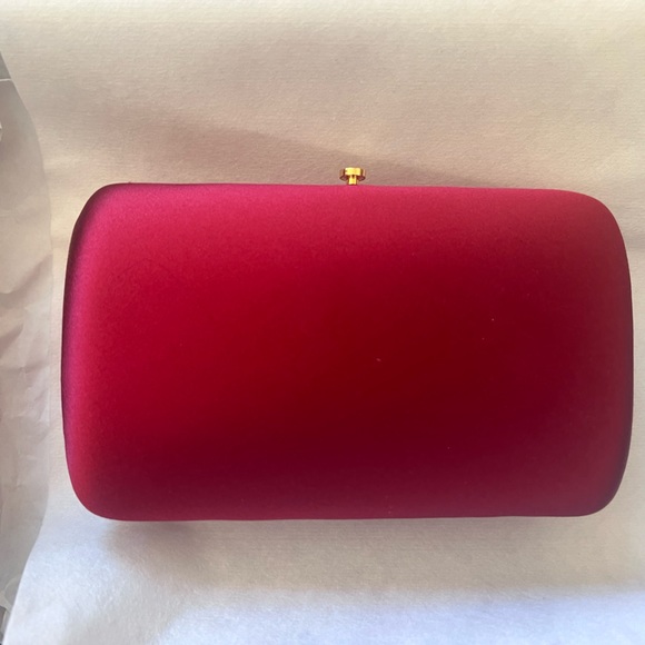 Velvet red Prada woman’s clutch - Picture 2 of 6